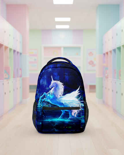 unicorn backpack for school - lifestyle
