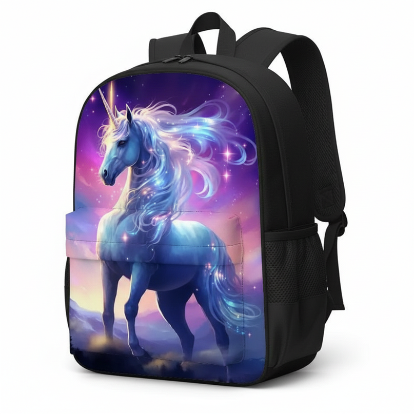 unicorn backpack for kids - white-bg