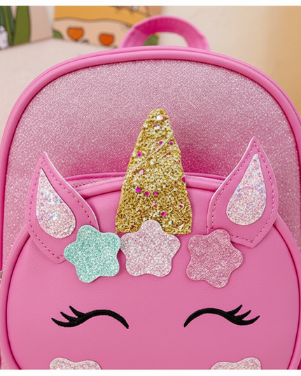 unicorn backpack for kindergarten - detail