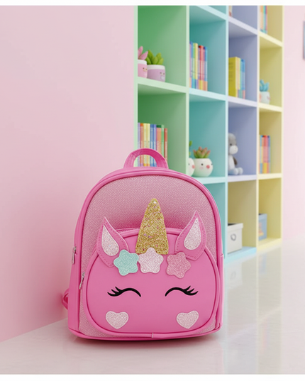 unicorn backpack for kindergarten - lifestyle