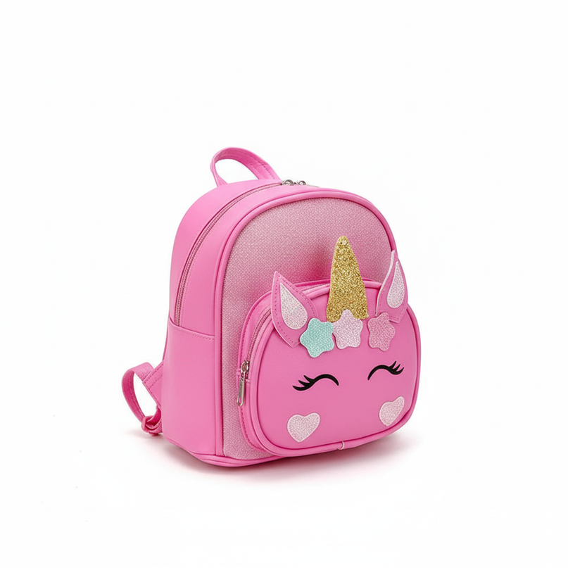 unicorn backpack for kindergarten - white-bg
