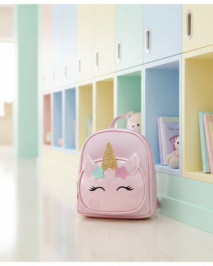 unicorn backpack for preschool - lifestyle