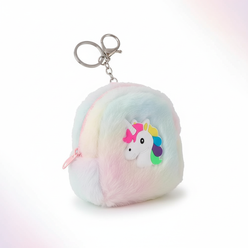 unicorn backpack purse - white-bg