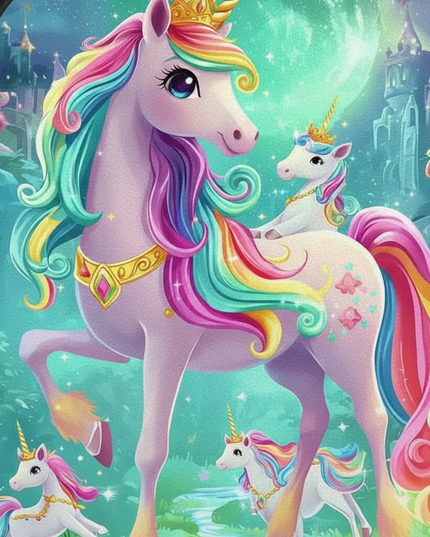 unicorn backpack for teens - detail