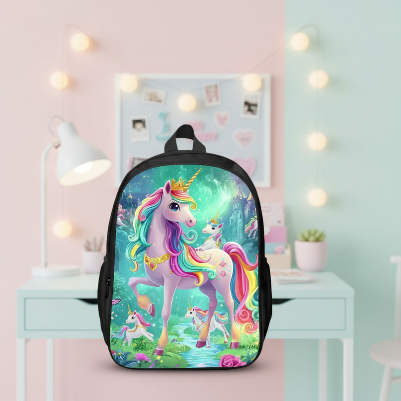 unicorn backpack for teens - lifestyle