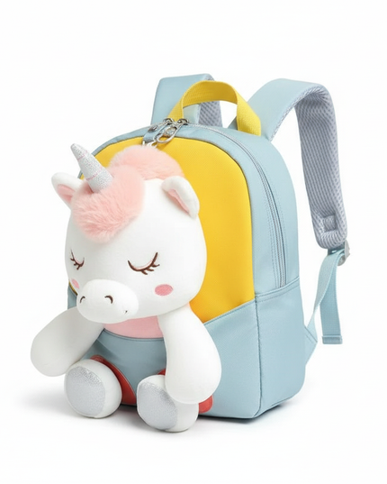 unicorn backpack for toddler girl - white-bg