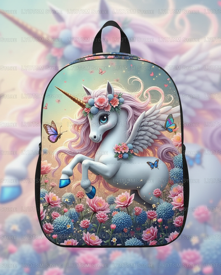 unicorn backpack for toddler girls - detail