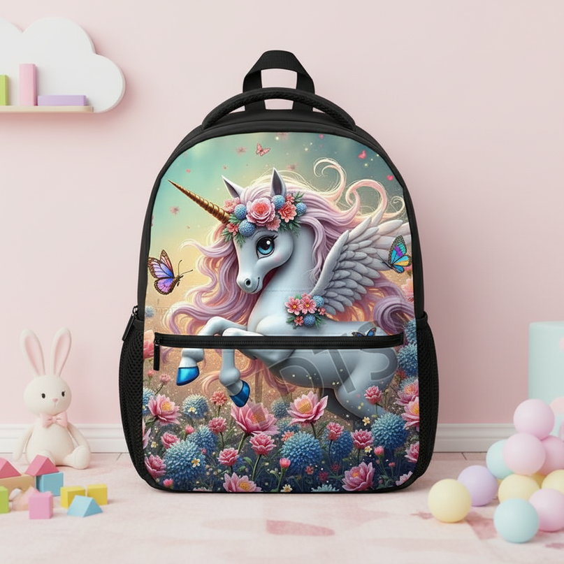 unicorn backpack for toddler girls - lifestyle