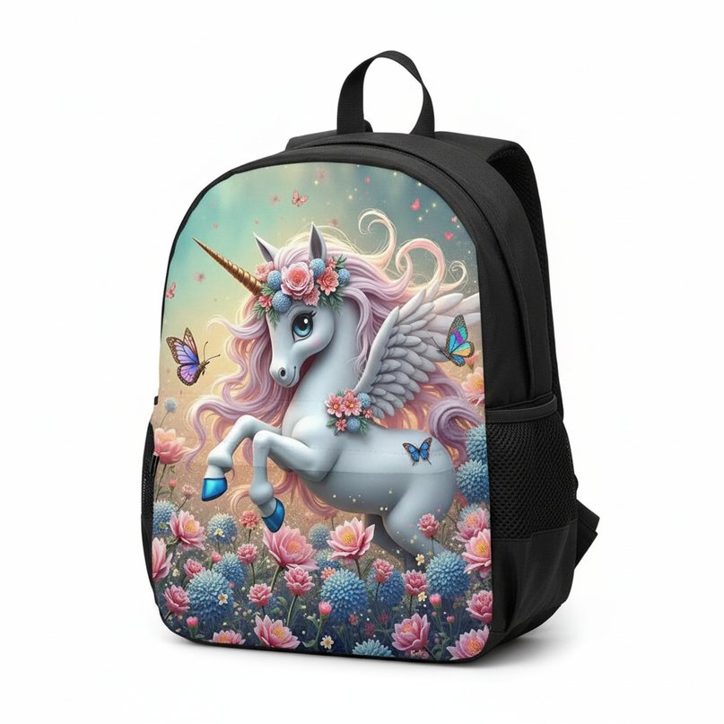 unicorn backpack for toddler girls - white-bg