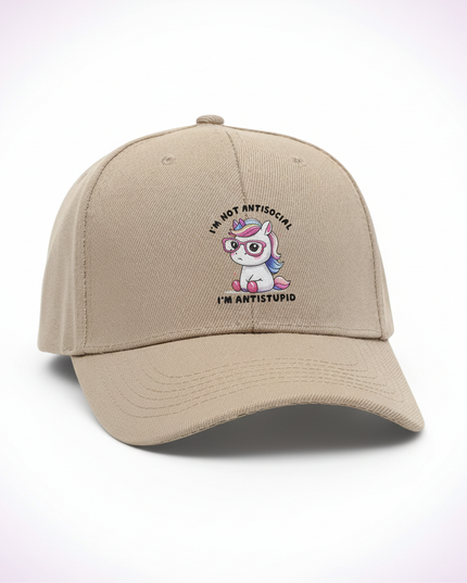 unicorn ball cap - white-bg