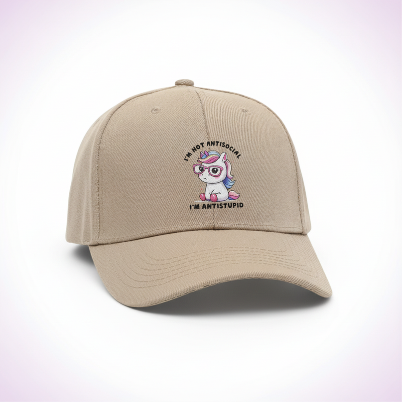 unicorn ball cap - white-bg