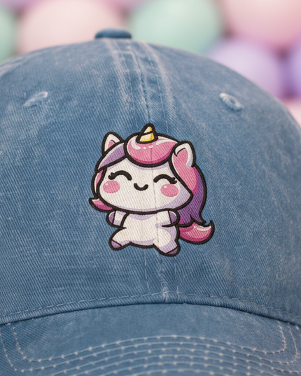 unicorn baseball cap - detail