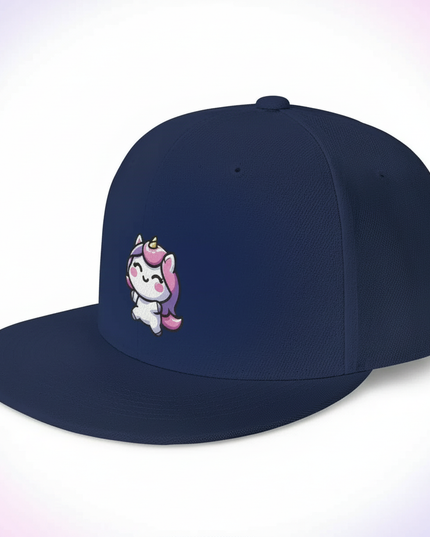 unicorn baseball hat - white-bg