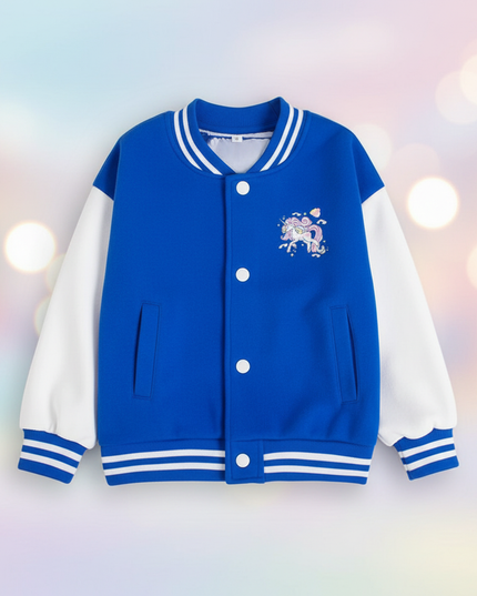 unicorn baseball jacket - lifestyle