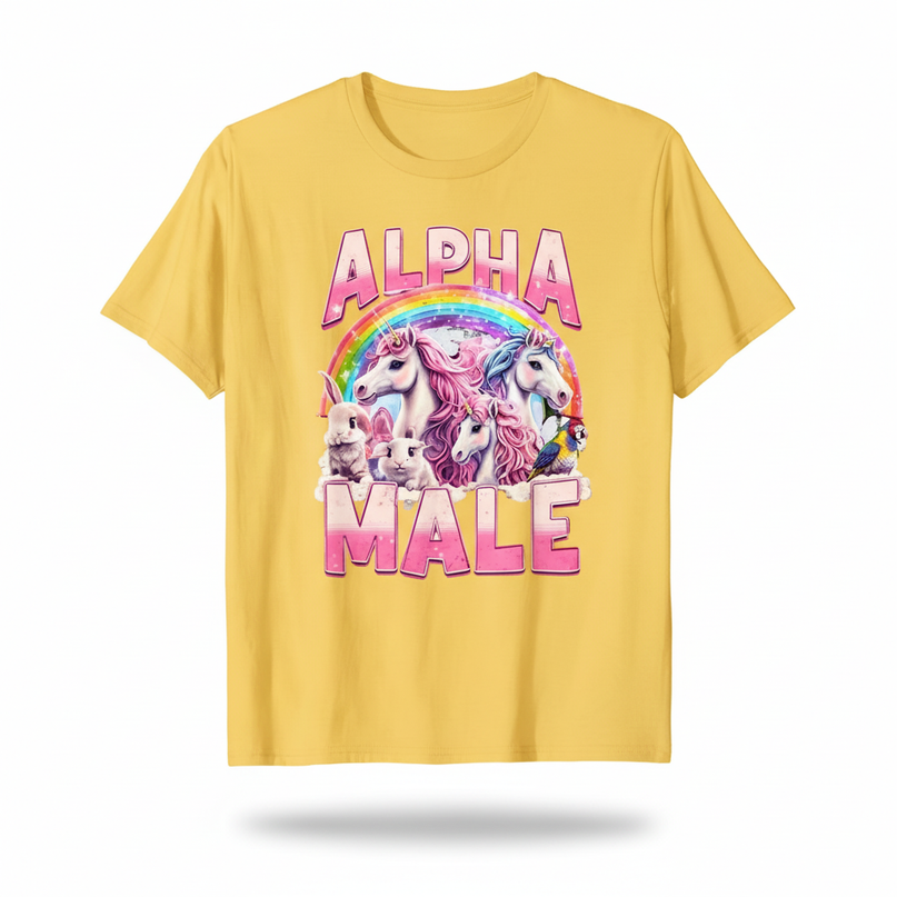 unicorn baseball shirt - white-bg