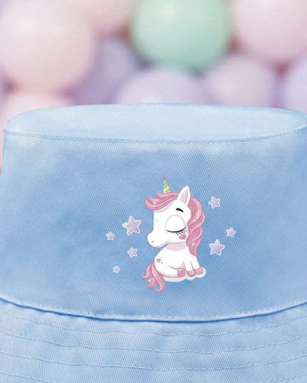 unicorn beach hat - detail