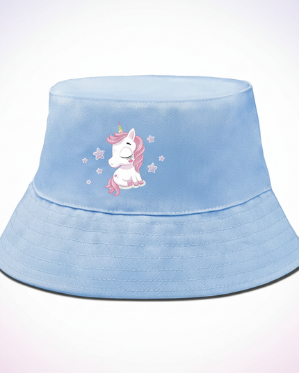 unicorn beach hat - white-bg