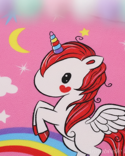 unicorn beach robe - detail