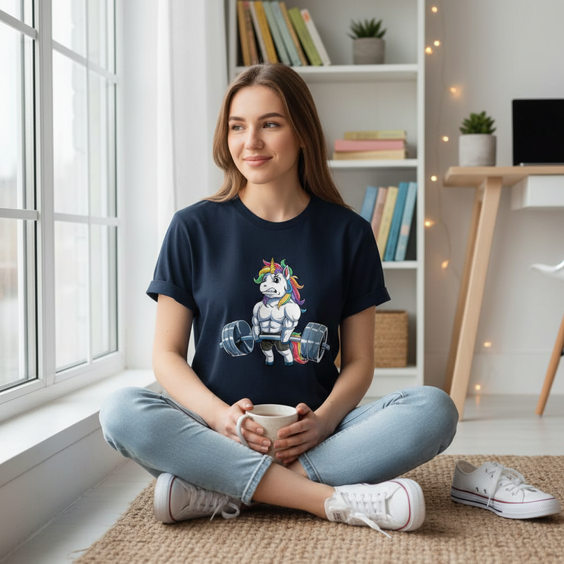 unicorn beach shirt - lifestyle