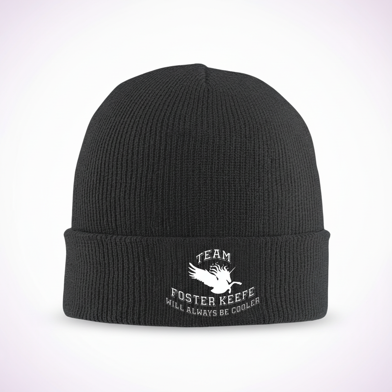 unicorn beanie boys - white-bg