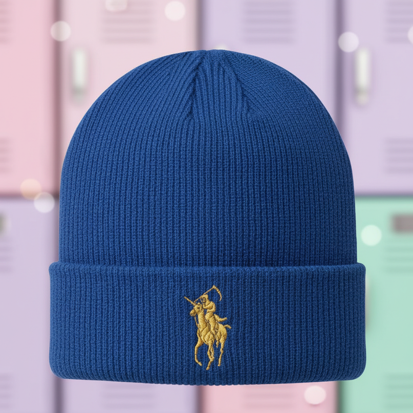unicorn beanie school - detail