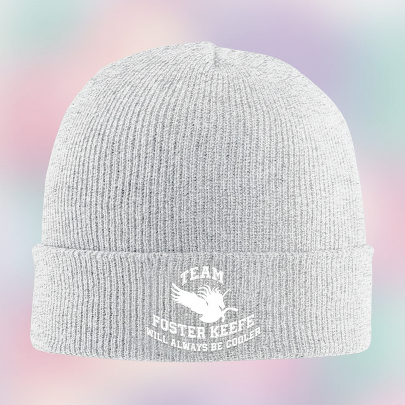 unicorn beanie women - detail