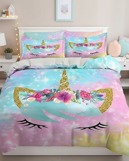 unicorn bedding for girls - lifestyle