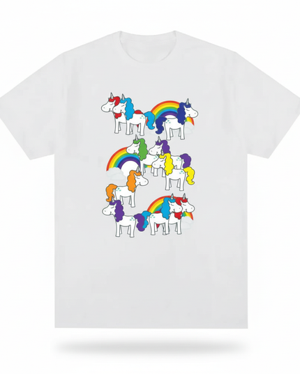 unicorn believer shirt - white-bg