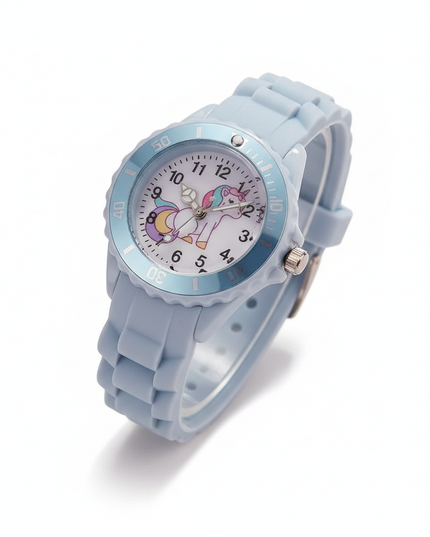 unicorn bezel watch - white-bg