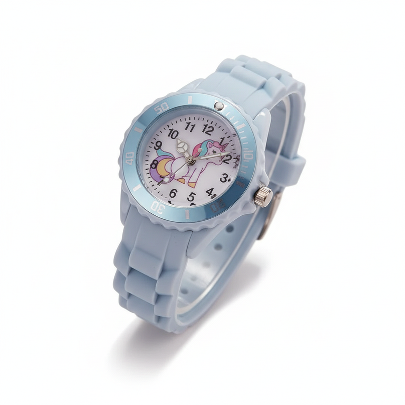 unicorn bezel watch - white-bg