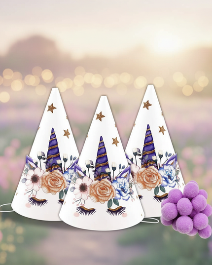 unicorn birthday hats - lifestyle