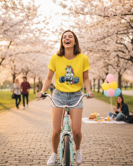 unicorn birthday party shirt - in-use