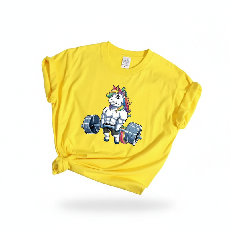 unicorn birthday party shirt - white-bg