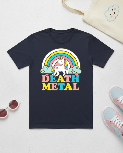 unicorn birthday shirt - flat-lay