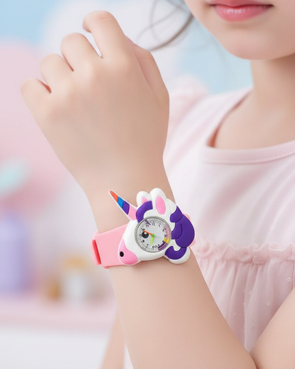 unicorn birthday watch - in-use