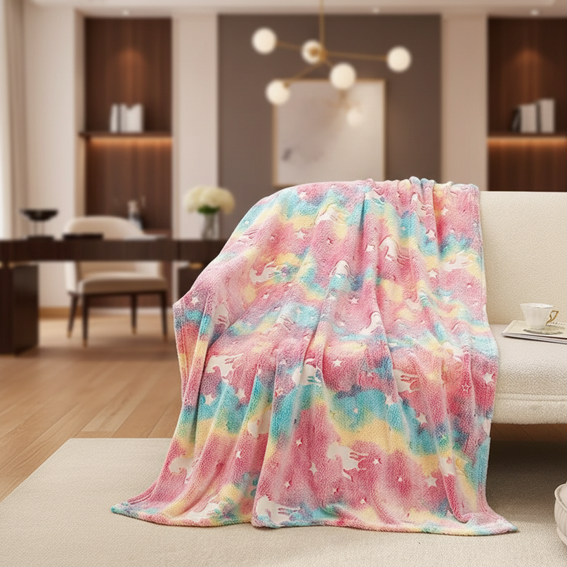 unicorn blanket boys - lifestyle