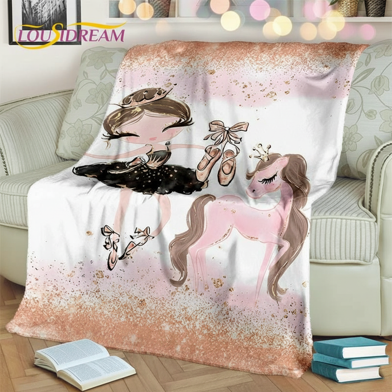unicorn blanket gift - lifestyle