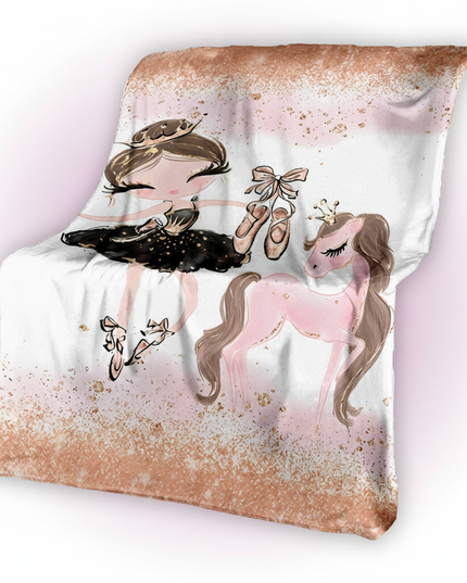 unicorn blanket gift - white-bg