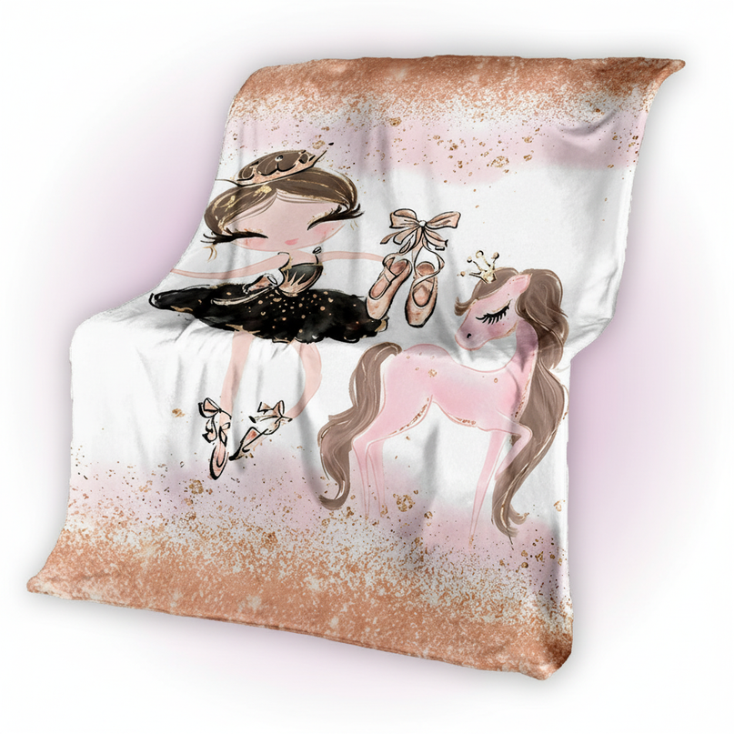 unicorn blanket gift - white-bg