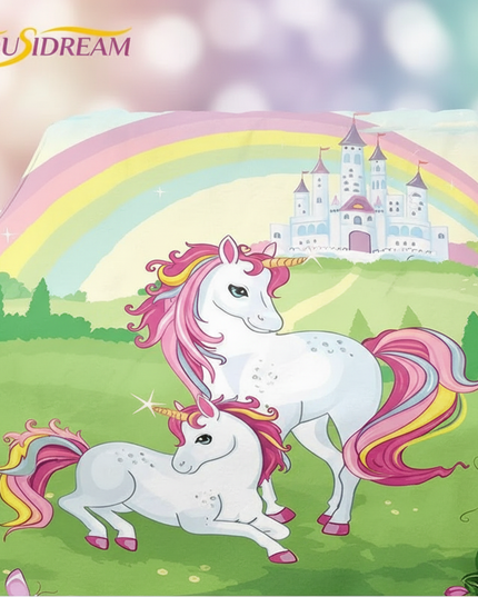 unicorn blanket girls - detail