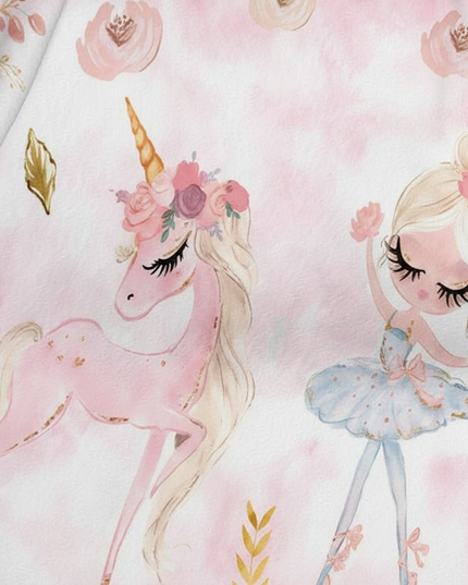 unicorn blanket kids - detail