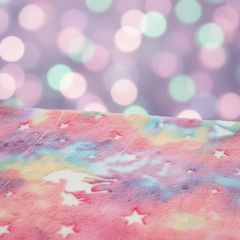 unicorn blanket stroller - detail