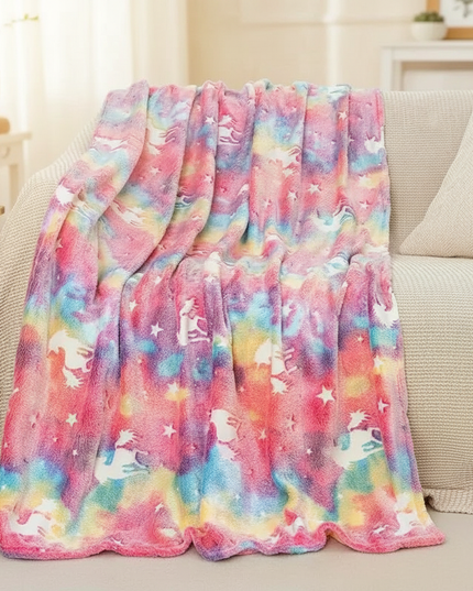 unicorn blanket stroller - lifestyle