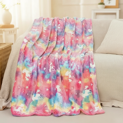 unicorn blanket stroller - lifestyle