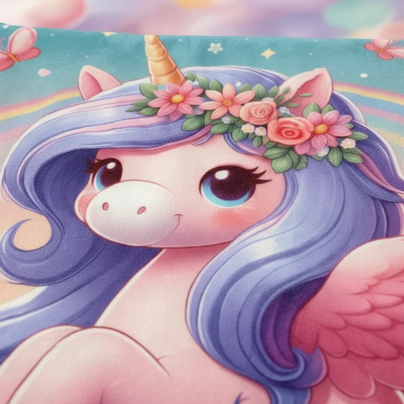 unicorn blanket teens - detail