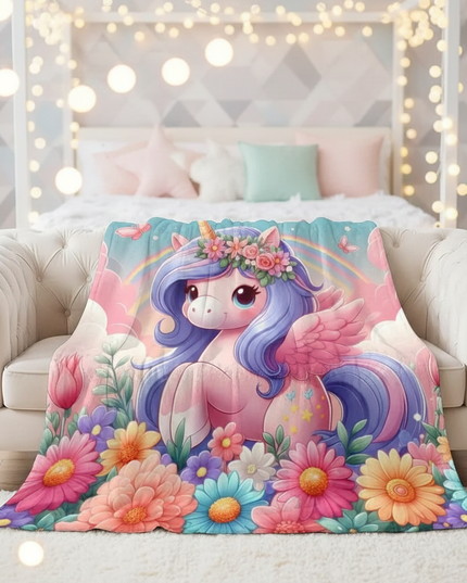 unicorn blanket teens - lifestyle