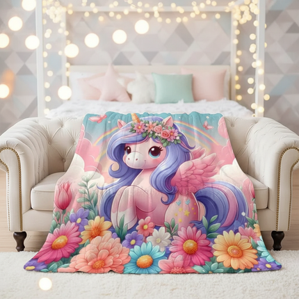 unicorn blanket teens - lifestyle