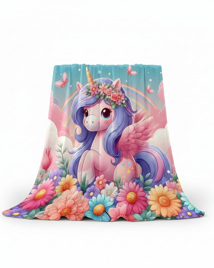 unicorn blanket teens - white-bg