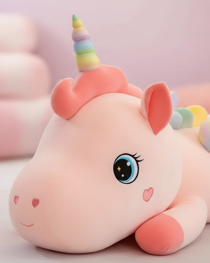 unicorn body pillow plush - detail