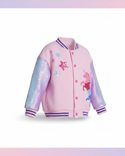 unicorn bomber jacket - white-bg